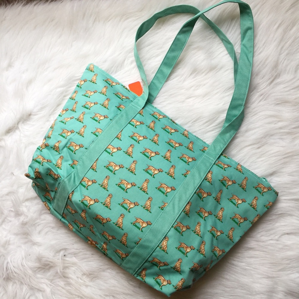 LAST ONE! Alynn Golden Retriever Dog Print Tote - Picture 3 of 6